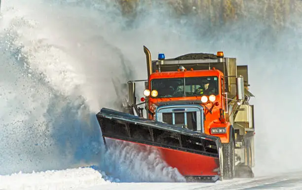 Photo of Snow Plow At Work