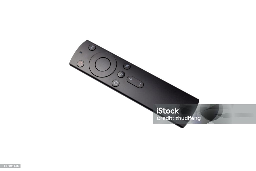 isolated remote control on white background Remote Control Stock Photo