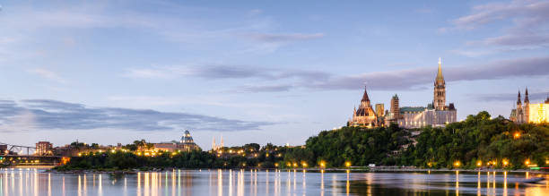 Ottawa's Parliament of Canada stock photo