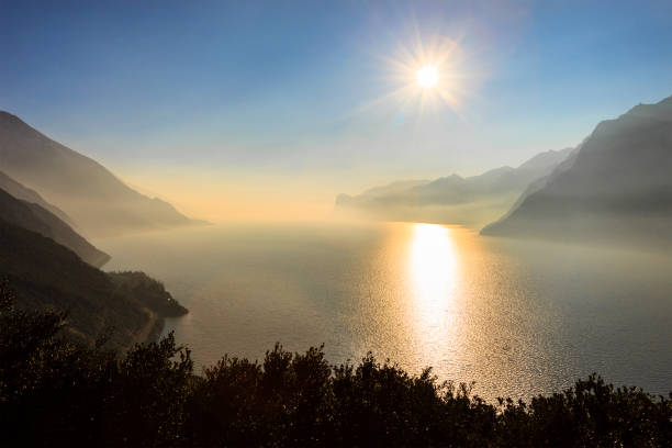 Lake Garda is the largest Italian lake, located in the north of the country.