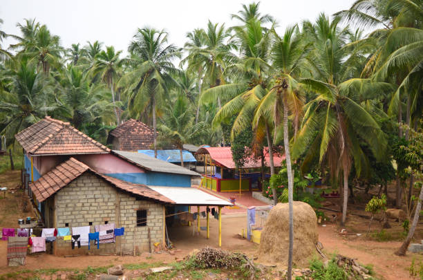istock Village scene of rural India 641413700