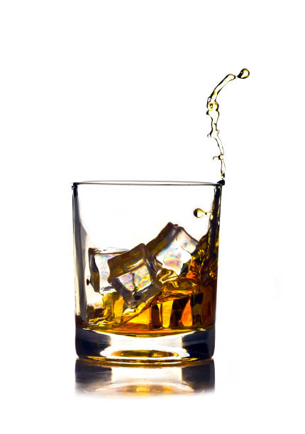 istock splash in a glass of whiskey 641415366
