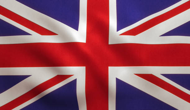 UK British Flag stock photo