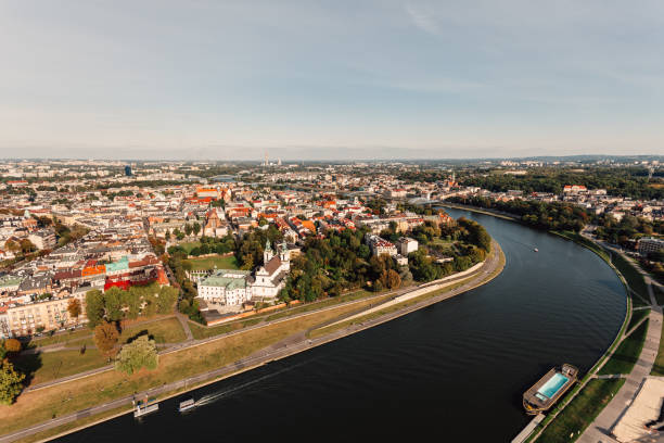 istock Krakow cityscape from above 641420760