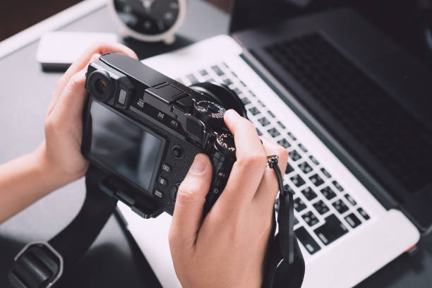 istock Photographer concept, Digital Photography Workstation 641421968