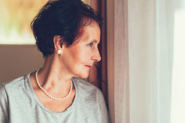istock Senior woman at home 641423234