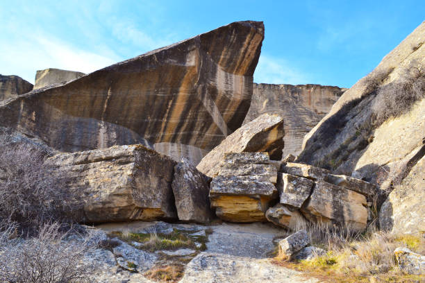 istock Gobustan National Park in Azerbaijan 641426874