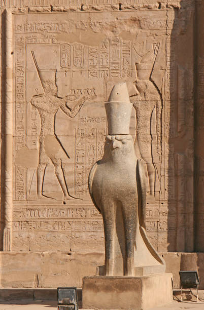 istock Horus Statue at the Temple of Edfu in Egypt 641427608