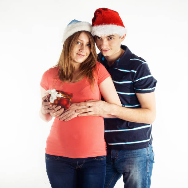 pregnant woman with her husband
