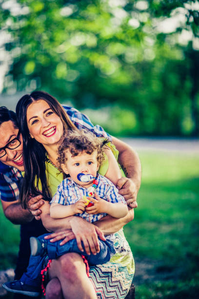 istock Young happy family 641429804