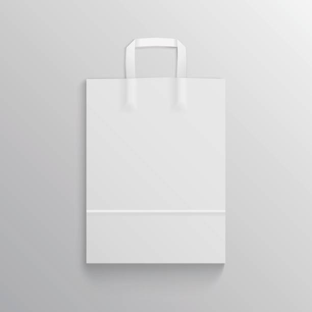 istock Blank Shopping paper Bag mock up for branding 641431242