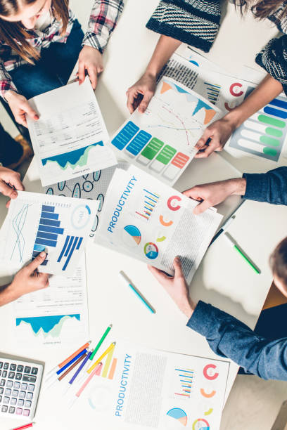 istock Business group meeting, casual look, freelance work. 641433042