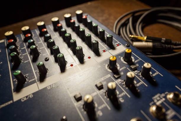 istock Mixer desk detail 641438234