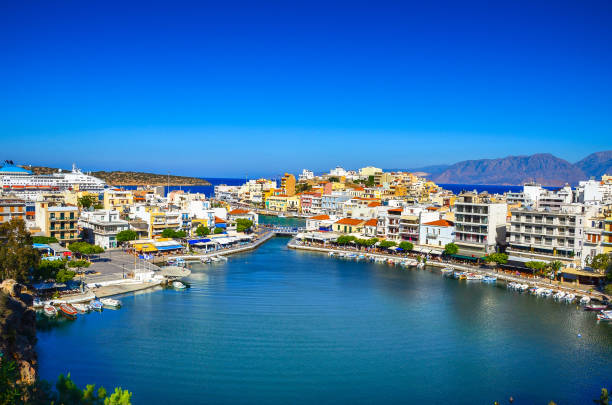 istock Lake of Agios Nikolaos, Crete. 641442016