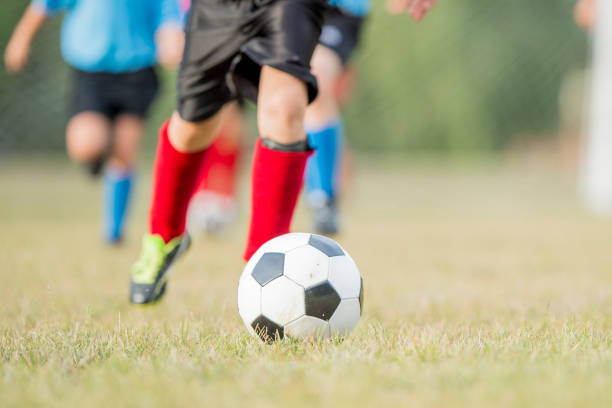 istock Kicking the Soccer Ball 641444802