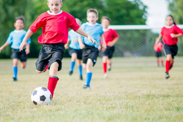 istock Running the Ball up the Field 641444818