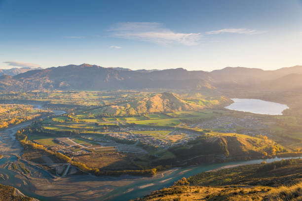 istock Panoramic view Queenstown downtown New Zealand 641447136