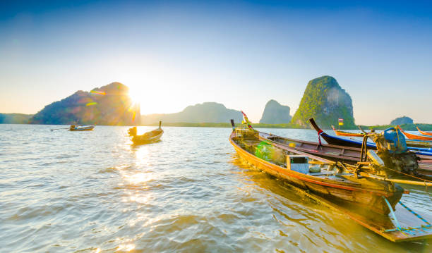 istock Thai Taxi-Boats 641448356