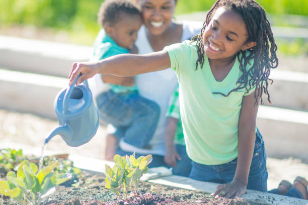 istock Watering the Garden 641448642