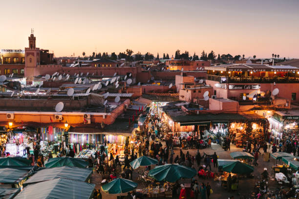 istock Marrakech -  Djemaa El Fna Square 641451748