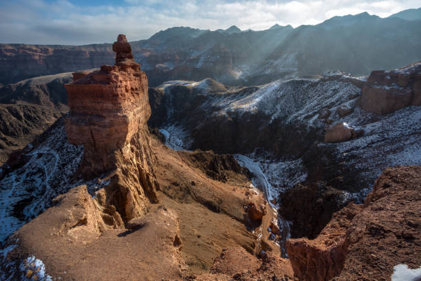 istock Charyn canyon in Almaty 641465944