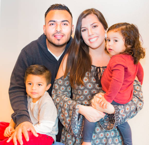 Portrait of Happy Hispanic Family Beautiful Portrait of Happy Hispanic Family citizenship photos stock pictures, royalty-free photos & images