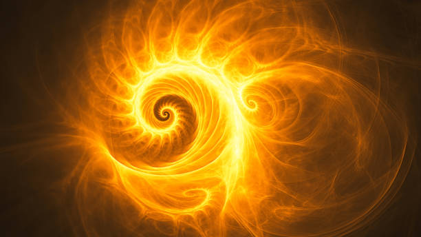 raum-schnecke. spiralgalaxie. - abstract swirl curve ethereal stock-grafiken, -clipart, -cartoons und -symbole