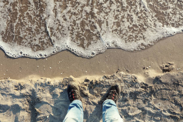 Feet in the sand