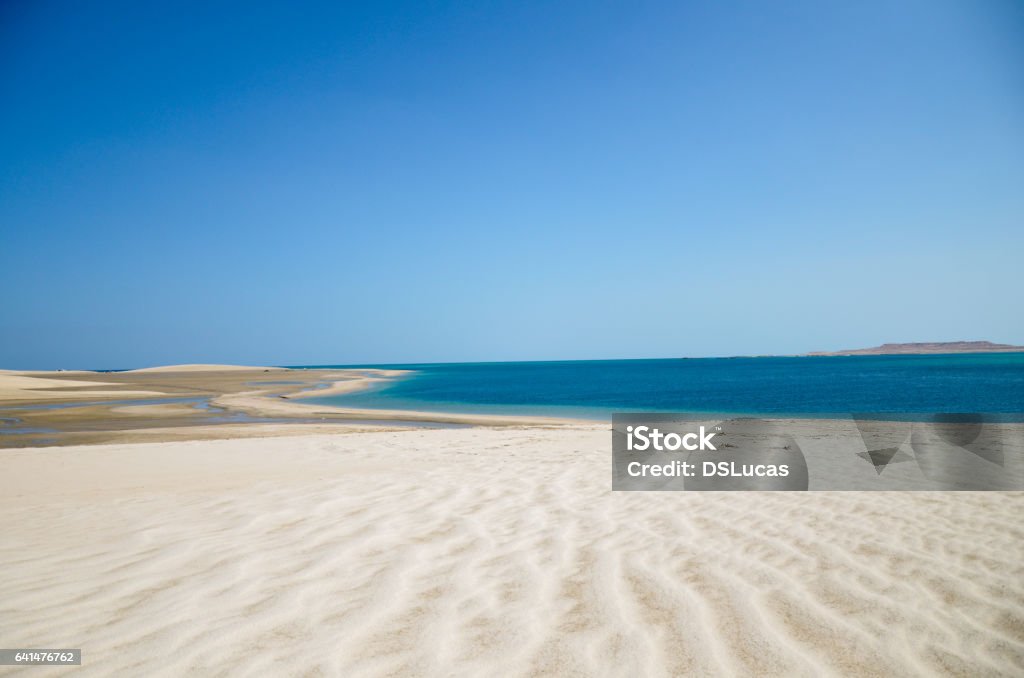 Sanddünen, Abstieg ins Meer - Lizenzfrei Katar Stock-Foto