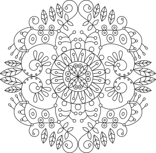 Mandala 2 vector art illustration