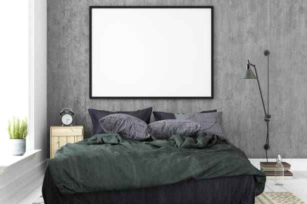 istock Interior hipster blank picture poster frame template. 641480878
