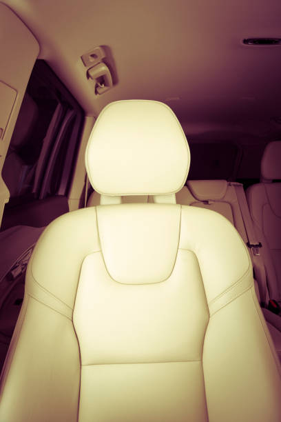 istock Part of  leather car seat details 641487148