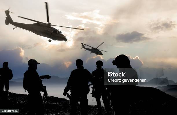 Military Mission At Dusk Stock Photo - Download Image Now - Afghanistan, War, Armed Forces