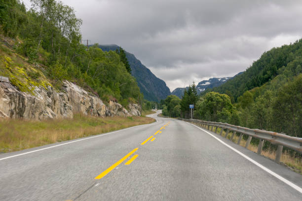 istock Road to Haugesund in Norway 641491612