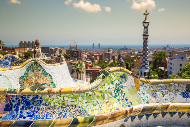istock The famous park Guell in Barcelona, Spain 641494248