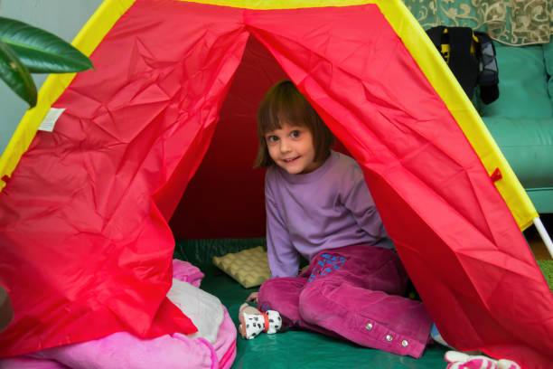 istock camping in the children's room 641496698
