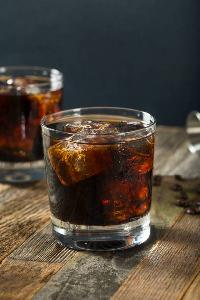istock Alcoholic Boozy Black Russian Cocktail 641501916