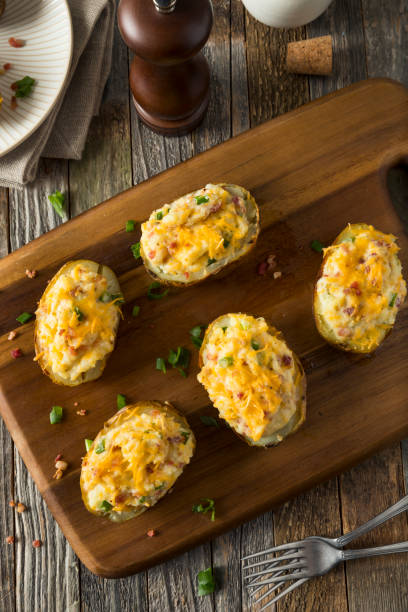 istock Homemade Twice Baked Potatoes 641502856