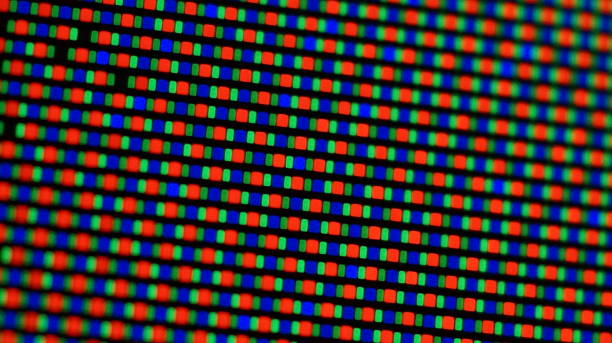 istock Closeup of pixels on an a plasma TV screen. 641504708