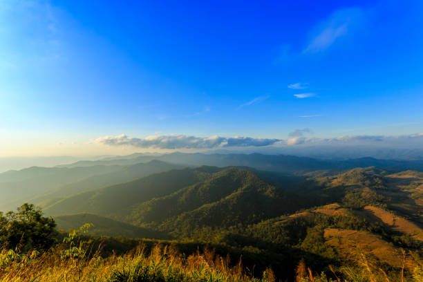 istock Mountain National Park's landscape and sky in Thailand. 641508048