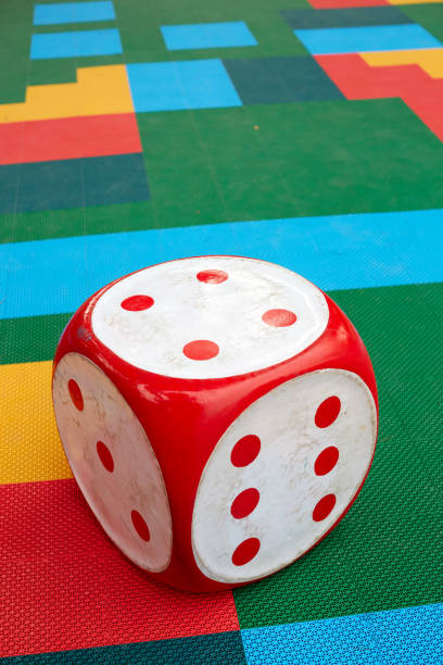 istock The big dice are in the background 641513160