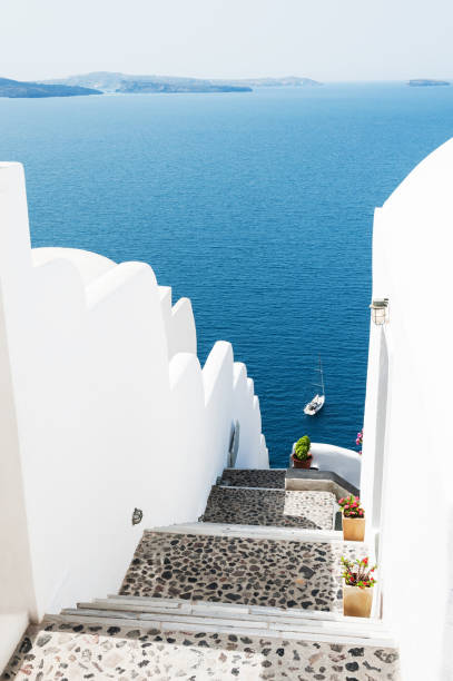 istock White architecture on Santorini island, Greece. 641514690