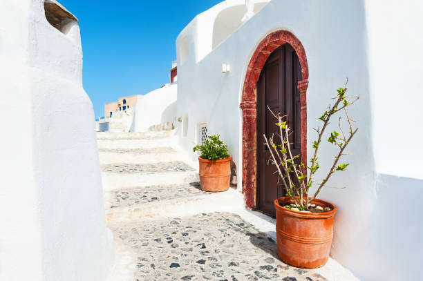 istock White architecture on Santorini island, Greece. 641514698