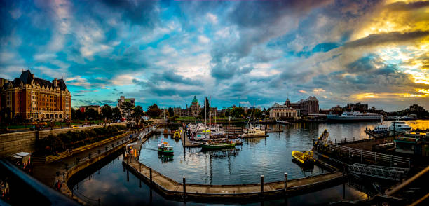 The Victoria Inner Harbour is one of a very beautiful harbours in the world. The Victoria Inner Harbour has lot of  long history and small and recreational vessels and tall ships can moor there. 
