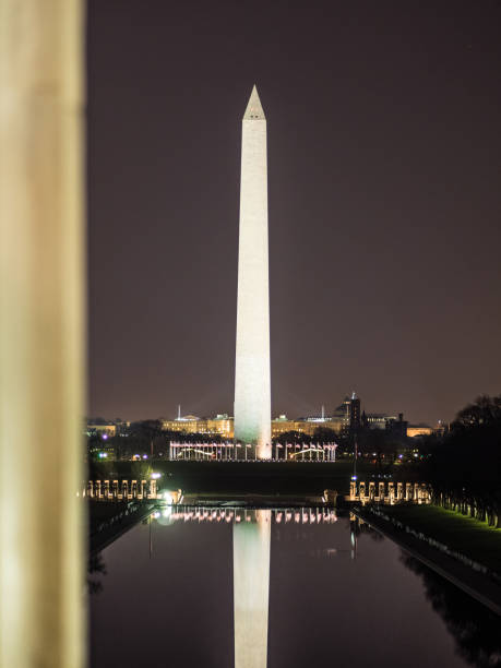 istock The Washingon monument from the LIncoln memorial 641517488