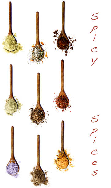 istock Collection of Spices with Inscription 641518092