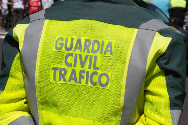 La policía de tráfico de España - foto de stock