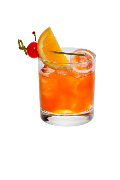 istock Wineglass with orange lemonade close-up 641520392