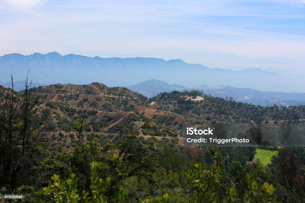 Los Angeles California Mountains Mountain Range California Stock Photo
