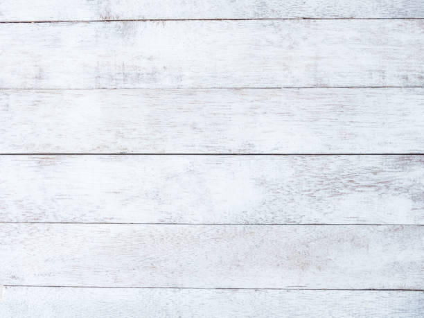 istock White painted old wooden wall background 641533168
